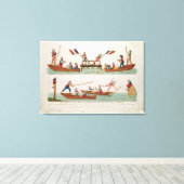 De beroemde joust tussen de dansers canvas afdruk (Insitu (Houten vloer))