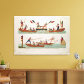 De beroemde joust tussen de dansers canvas afdruk (Insitu (Woonkamer))
