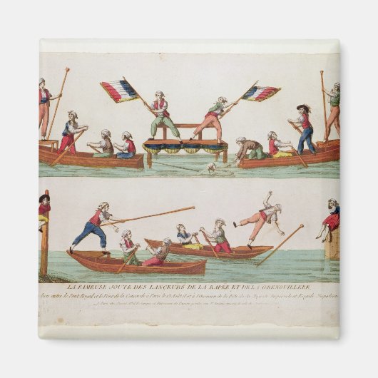 De beroemde joust tussen de dansers magneet (Voorkant)