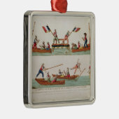 De beroemde joust tussen de dansers metalen ornament (Rechts)