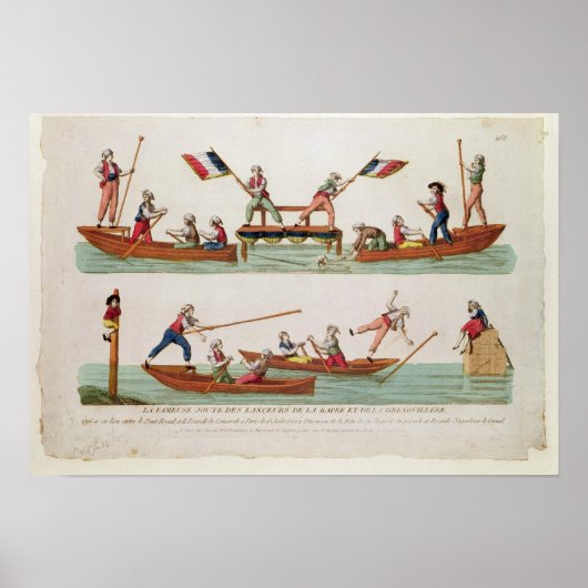 De beroemde joust tussen de dansers poster (Voorkant)