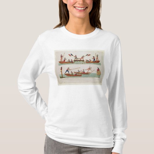 De beroemde joust tussen de dansers t-shirt (Voorkant)