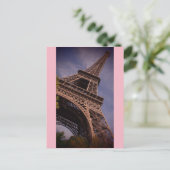 De beroemde Landmark Foto van de Eiffel Tower van Briefkaart (Staand voorkant)