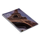 De beroemde Landmark Foto van de Eiffel Tower van  Notitieboek (Rechterzijde)