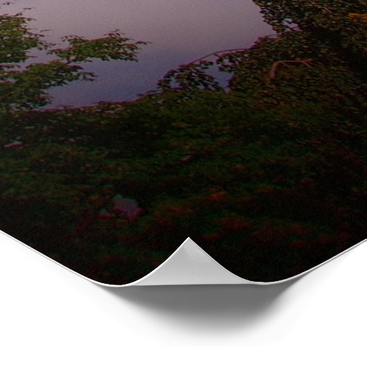 De beroemde Landmark Foto van de Eiffel Tower van  Poster (Hoek)