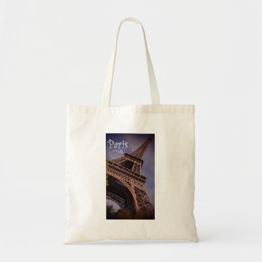 De beroemde Landmark Foto van de Eiffel Tower van Tote Bag (Voorkant)