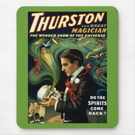 De beroemde Magicus van Thurston World -  Muismat (Voorkant)