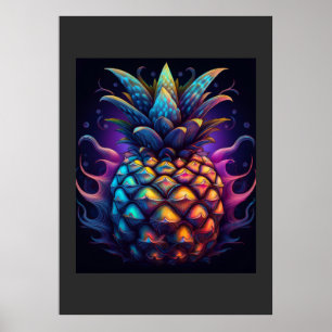 De beroemde Mandelbrot-ananas Poster