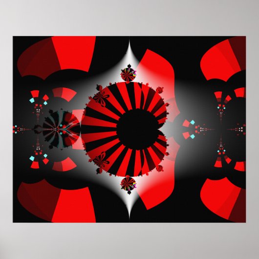 De beroemde Mandelbrot set Poster (Voorkant)