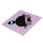 De beroemde Mandelbrot set Tegeltje (Zijkant)