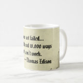 De beroemde Mok van het Citaat van het Succes van (Voorkant rechts)