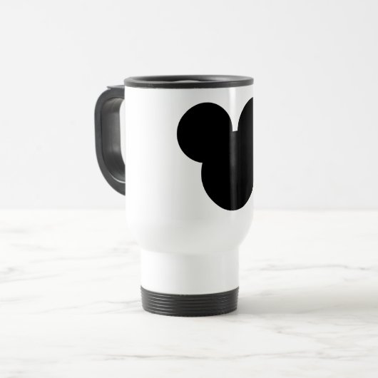 De beroemde Mouse Cup Reisbeker (Voorkant links)