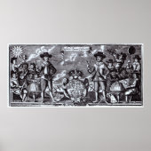 De beroemde ontdekkers van Engeland Poster (Voorkant)