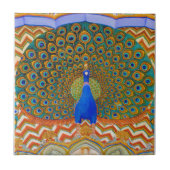 De beroemde Peacock Gate Tegeltje (Voorkant)