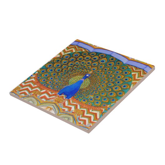 De beroemde Peacock Gate Tegeltje (Zijkant)