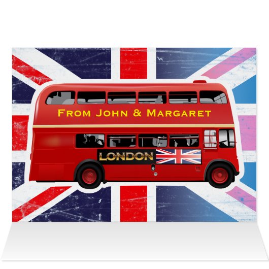 De beroemde Rode Bus van Londen (Binnen Horizontaal (Boven))