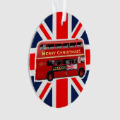 De beroemde Rode Bus van Londen Ornament (voorkant)