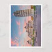 De beroemde scheve toren in Pisa Italië Briefkaart (Voorkant)