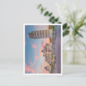 De beroemde scheve toren in Pisa Italië Briefkaart (Staand voorkant)
