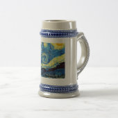 De beroemde schilderij van Van Gogh, De sterrennac Bierpul (Voorkant rechts)
