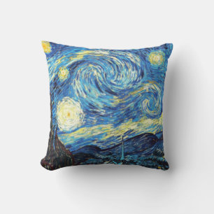 De beroemde schilderij van Van Gogh, De sterrennac Buitenkussen