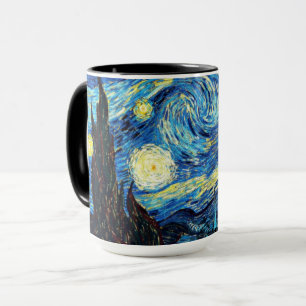 De beroemde schilderij van Van Gogh, De sterrennac Mok
