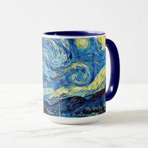 De beroemde schilderij van Van Gogh, De sterrennac Mok