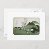 De beroemde Teahouse in Mariko, Japan Briefkaart (Voorkant / Achterkant)