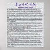 De beroemde toespraak van Zaynab Poster (Voorkant)