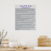 De beroemde toespraak van Zaynab Poster (Keuken)