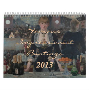 De beroemde Veranderingen van de Schilderijen ~ Kalender