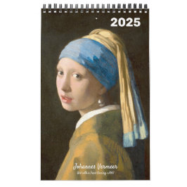De beroemde Vermeer's Schilderkalender Kalender