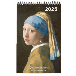 De beroemde Vermeer's Schilderkalender Kalender