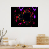 De beroemde volledige Mandelbrot set Poster (Keuken)