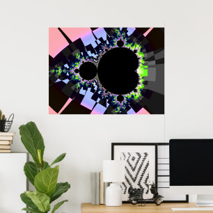 De beroemde volledige Mandelbrot set Poster