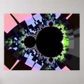 De beroemde volledige Mandelbrot set Poster (Voorkant)