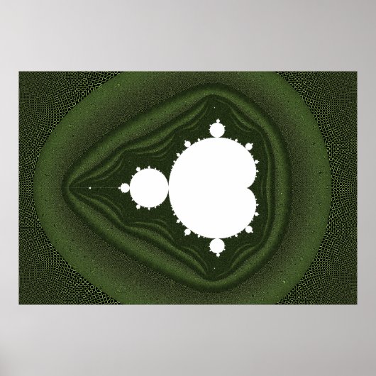 De beroemde volledige Mandelbrot set Poster (Voorkant)