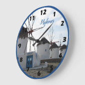 De beroemde windmolens van Mykonos, Griekenland Grote Klok (Hoek)