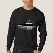 De beroemde zeescheepvaart Edmund Fitzgerald Trui (Voorkant)