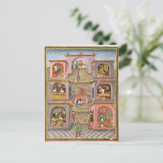 De beroepen briefkaart (Staand voorkant)