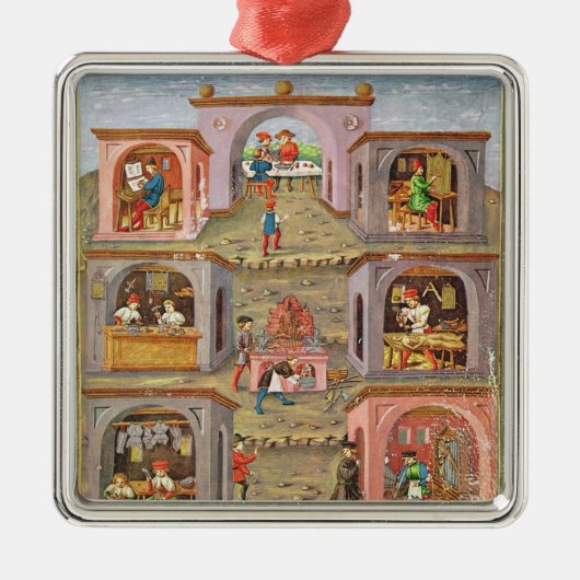 De beroepen metalen ornament (Voorkant)