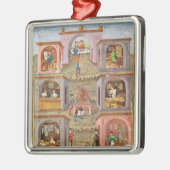 De beroepen metalen ornament (Links)