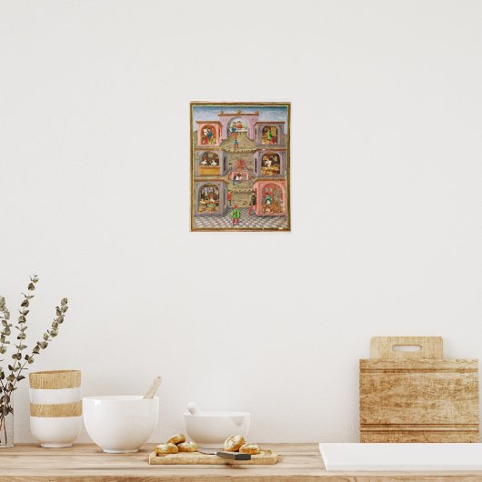 De beroepen poster (Keuken)