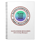 De Beroeps van het Bedrijf van de logo Personalise Notitieboek (Voorkant)