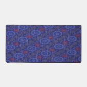 De Berry bloemenregenachtige strooivezels getextur Bureaumat (Voorkant)