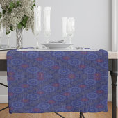 De Berry bloemenregenachtige strooivezels getextur Korte Tafelloper