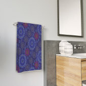 De Berry bloemenregenachtige strooivezels getextur Strandlaken