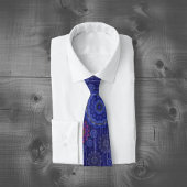 De Berry bloemenregenachtige strooivezels getextur Stropdas