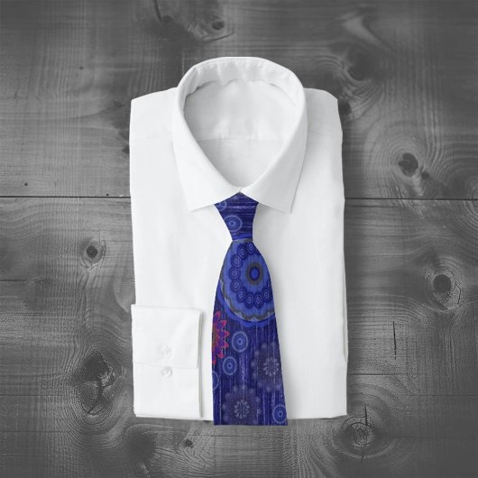 De Berry bloemenregenachtige strooivezels getextur Stropdas