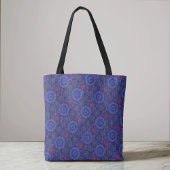 De Berry bloemenregenachtige strooivezels getextur Tote Bag